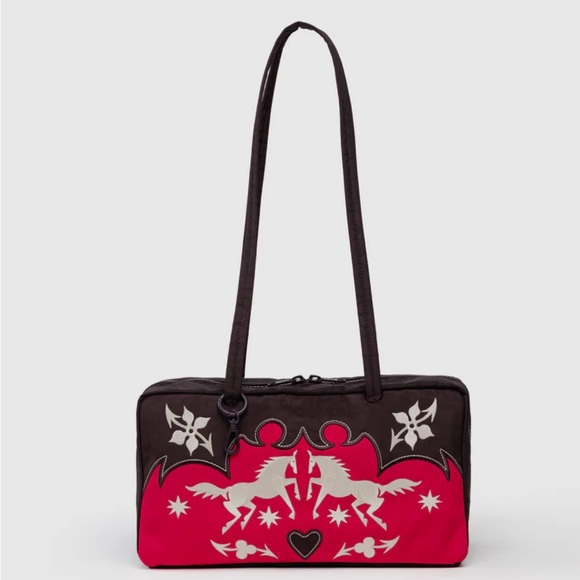 BAGGU Handbags - NWT Baggu Western Appliqué Nylon Bowler Bag